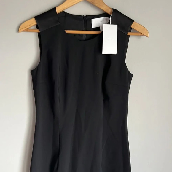 NWT BOSS by HUGO BOSS Black Dirusa Fundatal Sheath Dress - Picture 4 of 11